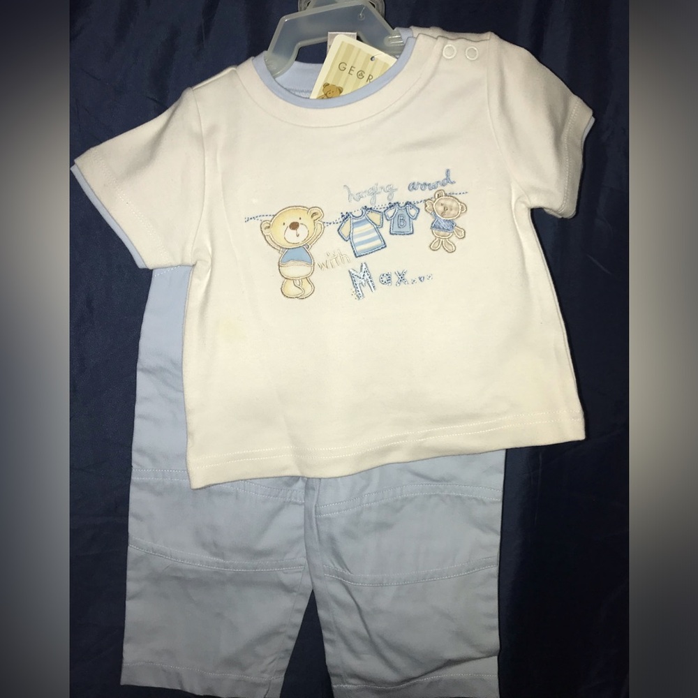 2- two piece baby boys sets (3-6 months) - Picture 4 of 8